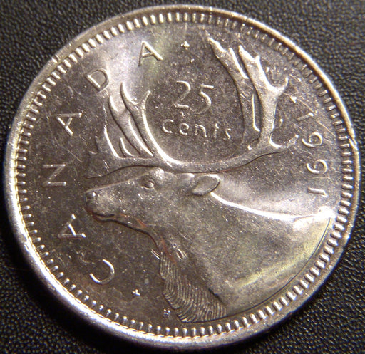 1991 Canadian Quarter - Uncirculated