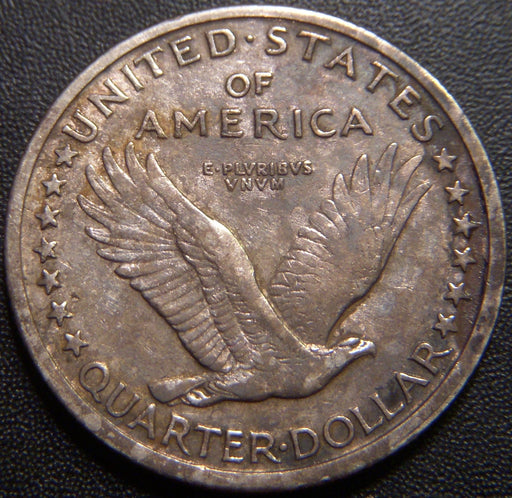 1917-D T1 Standing Quarter - Extra Fine