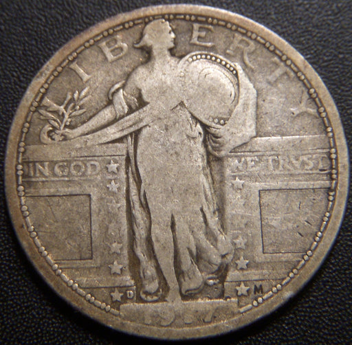 1917-D T1 Standing Quarter - Very Good