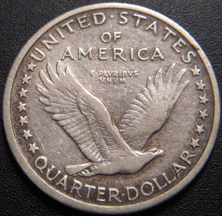 1917-S T1 Standing Quarter - Extra Fine