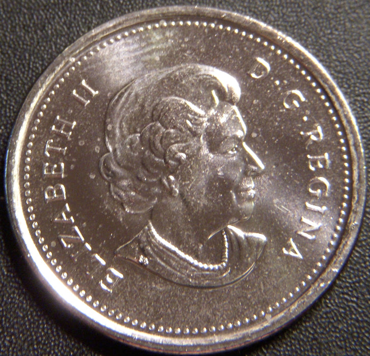 2010 Canadian Quarter - WWII Poppy Uncirculated