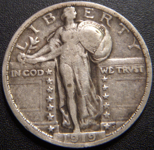 1919 Standing Quarter - Very Fine