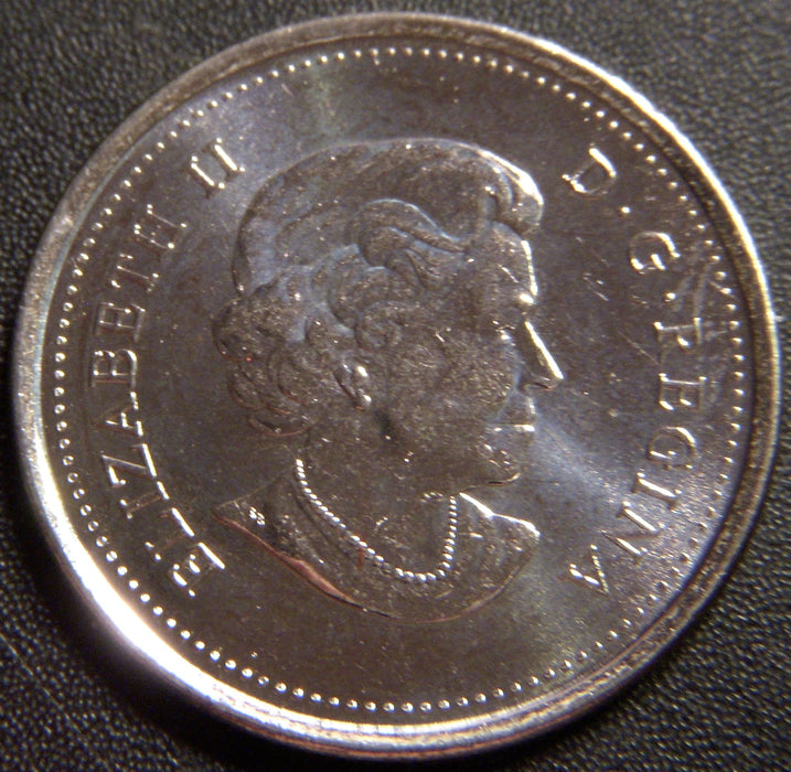 2015 Canadian Quarter - Flag Colorized Uncirculated