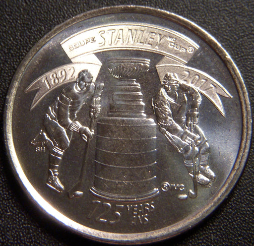 2017 Canadian Quarter - Stanley Cup Uncirculated