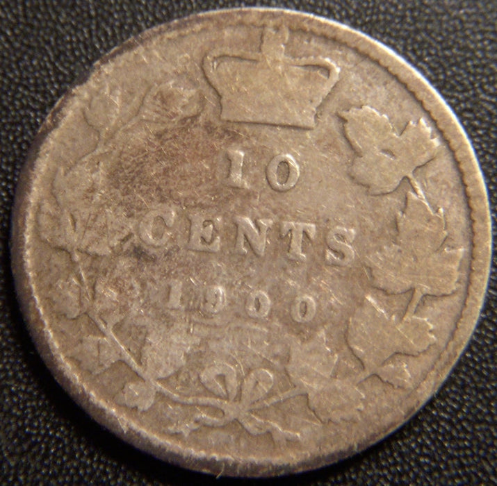 1900 Canadian Dime - Good