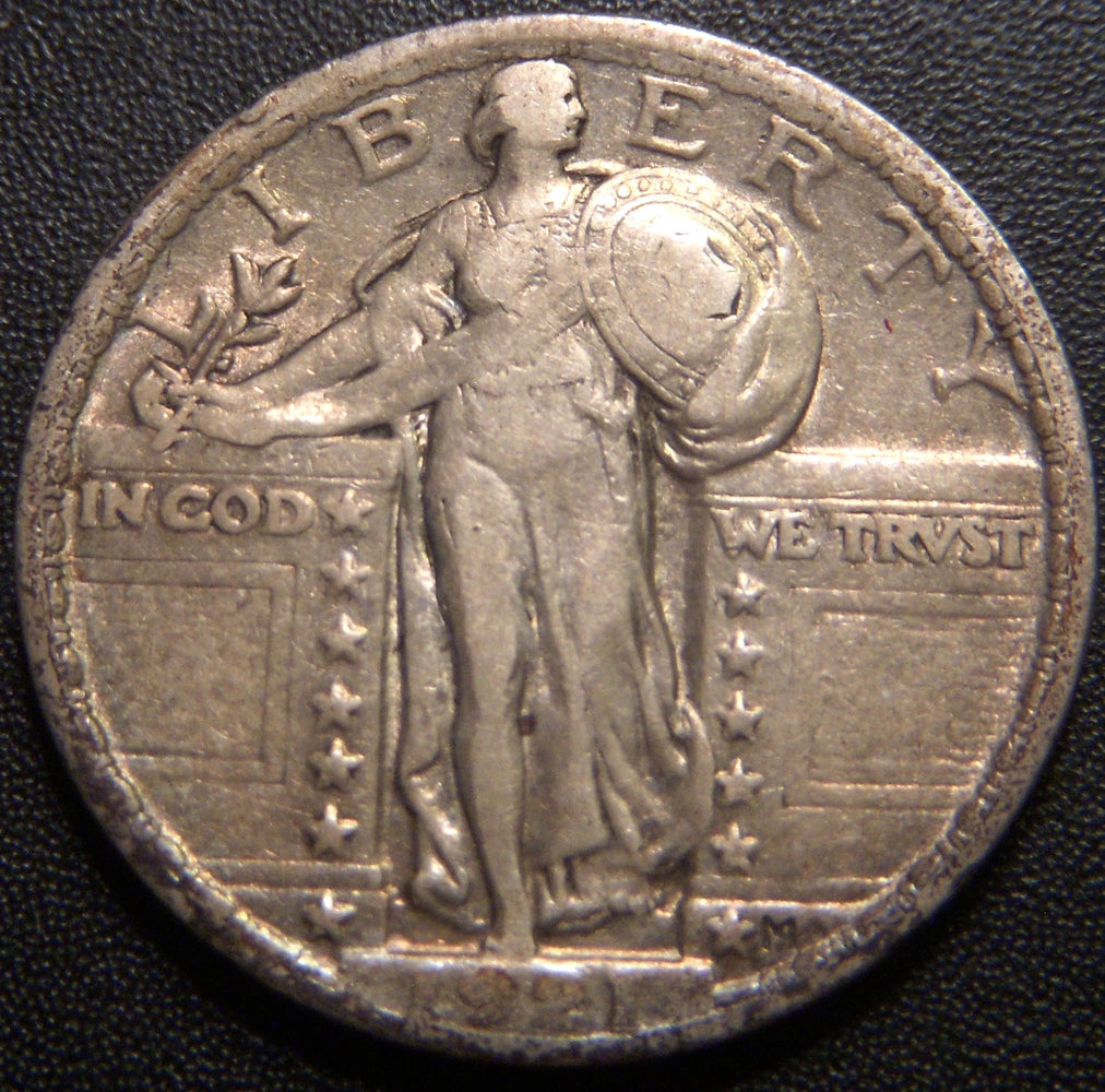 1921 Standing Quarter - Very Fine