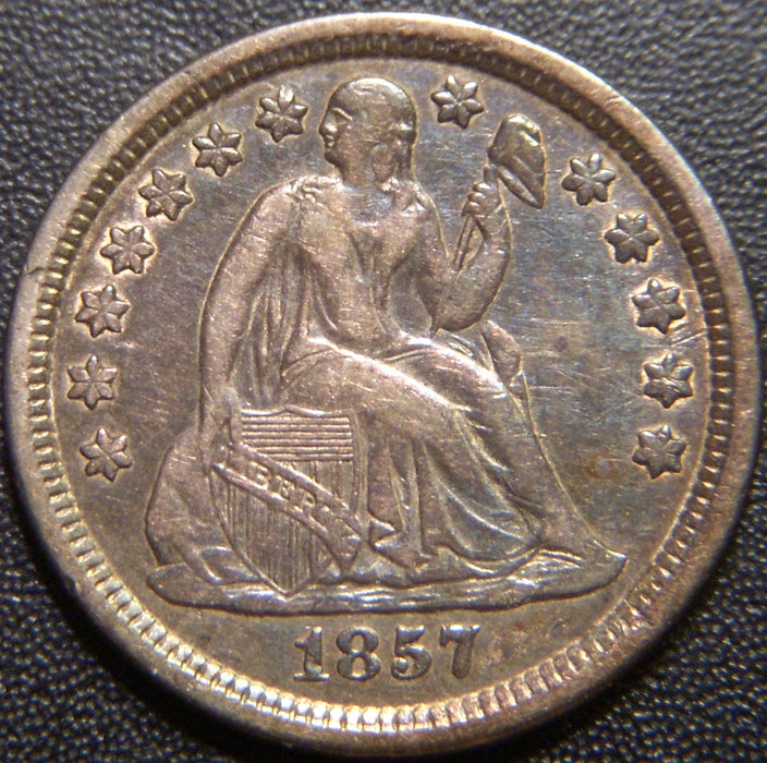 1857-O Seated Dime - Extra Fine