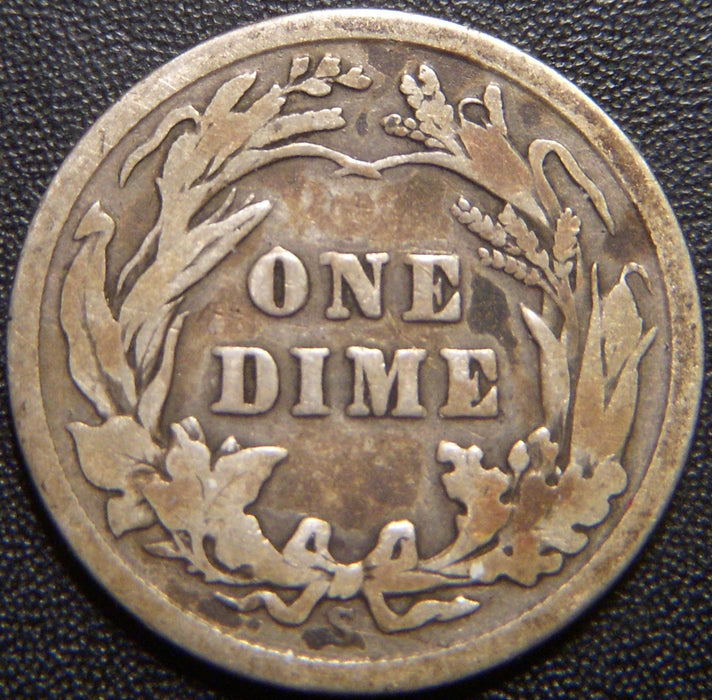 1913-S Barber Dime - Good
