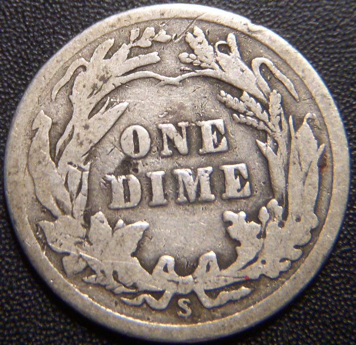 1913-S Barber Dime - Good