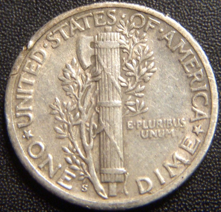 1925-S Mercury Dime - Extra Fine