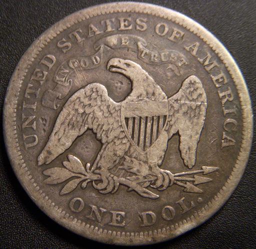 1869 Seated Dollar - Good