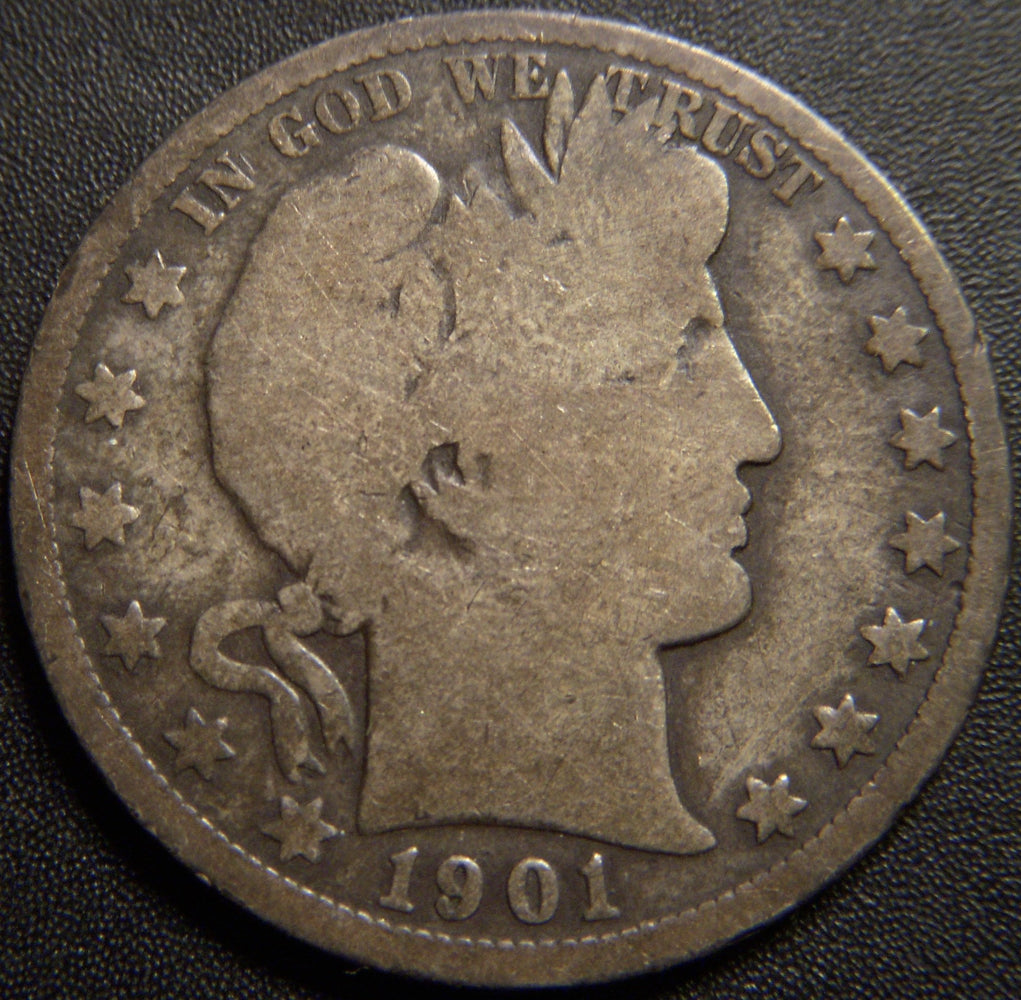 1901-O Barber Half Dollar - Good