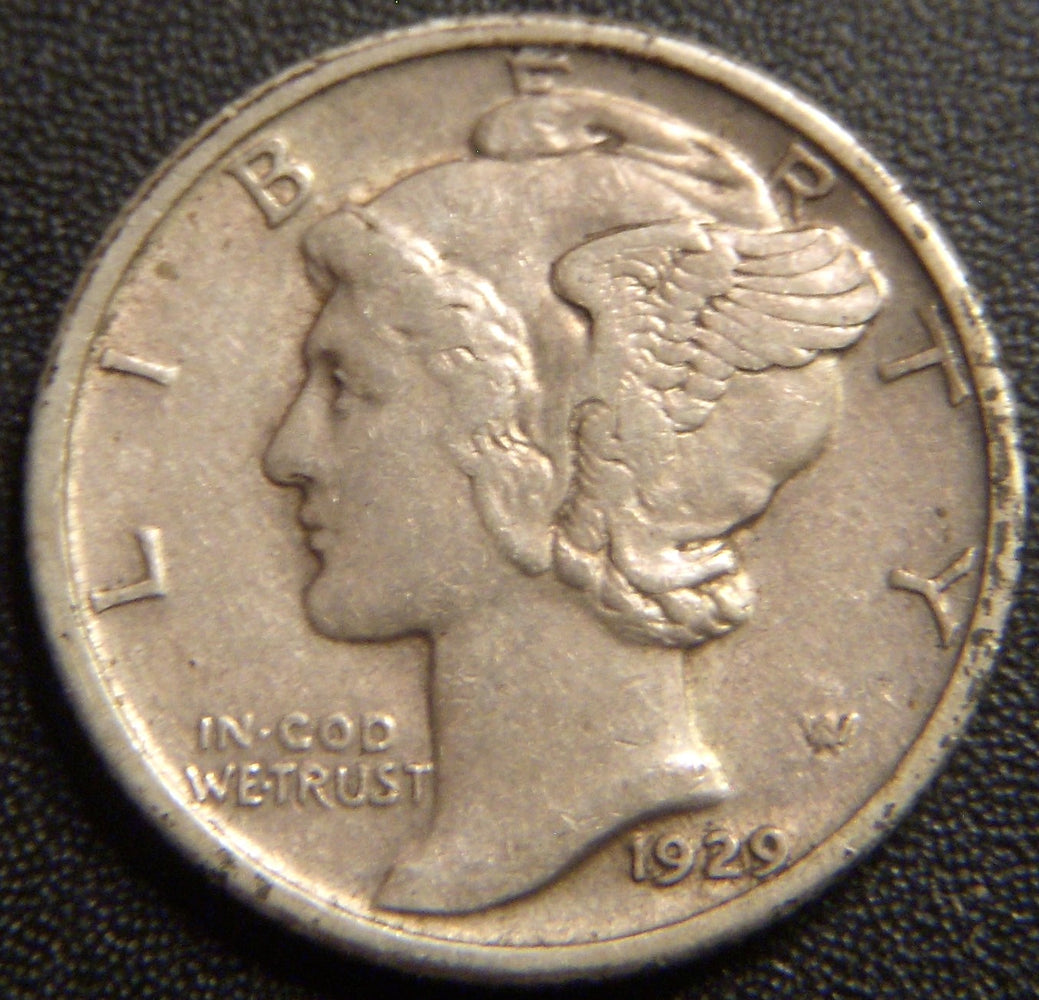 1929 Mercury Dime - Extra Fine