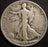 1927-S Walking Half Dollar - Very Good