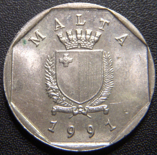1991 5 Cents - Malta