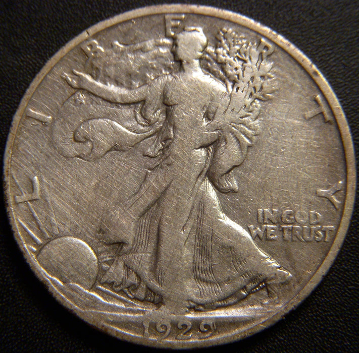 1929-S Walking Half Dollar - Fine