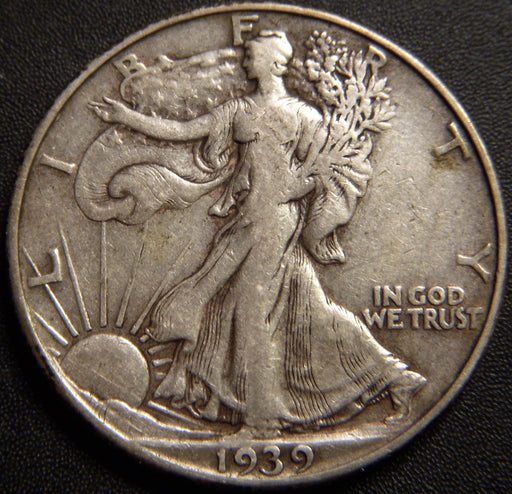 1939-D Walking Half Dollar - Very Fine