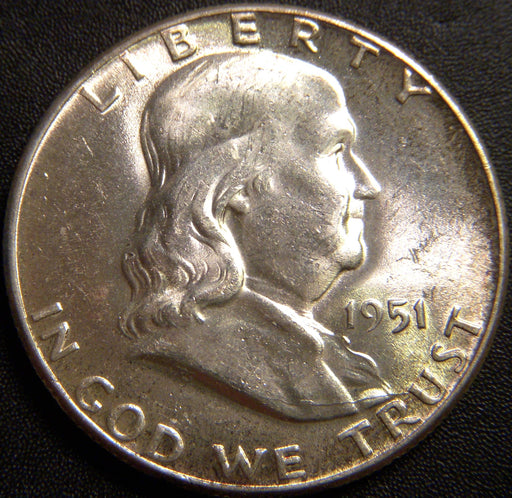 1951 Franklin Half Dollar - Uncirculated