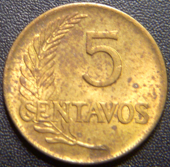 1960 5 Centavos - Peru