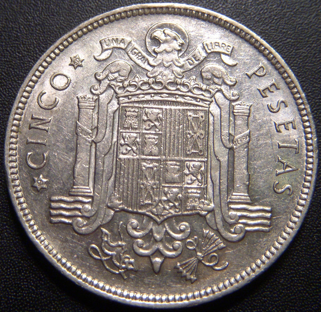 1949 (1950) 5 Peseta - Spain