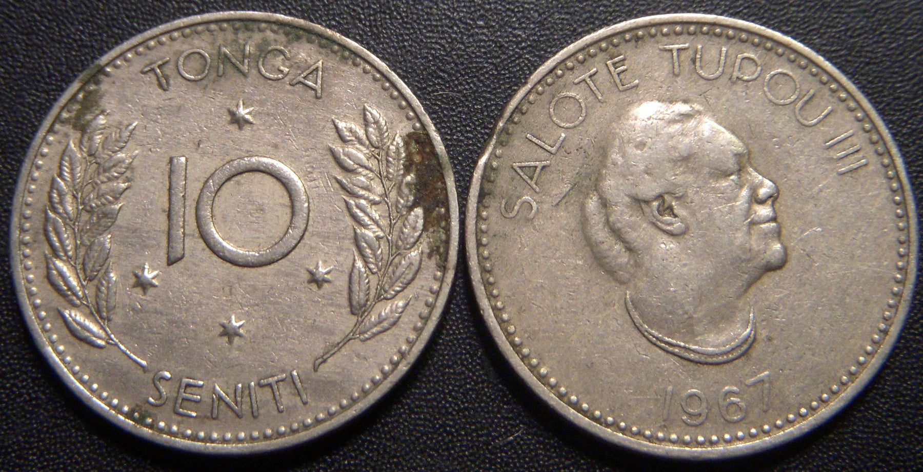 1967 10 Seniti - Tonga