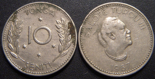 1967 10 Seniti - Tonga