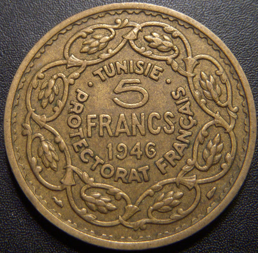 1946 5 Francs - Tunisia