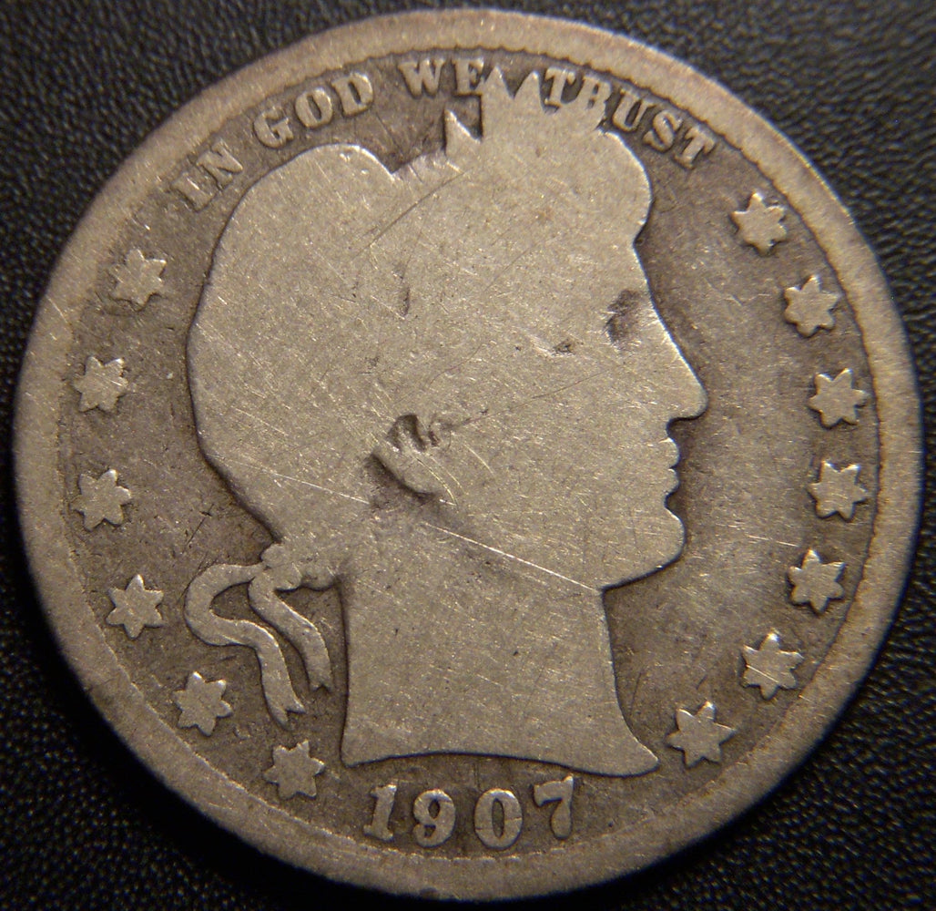 1907-S Barber Quarter - Good