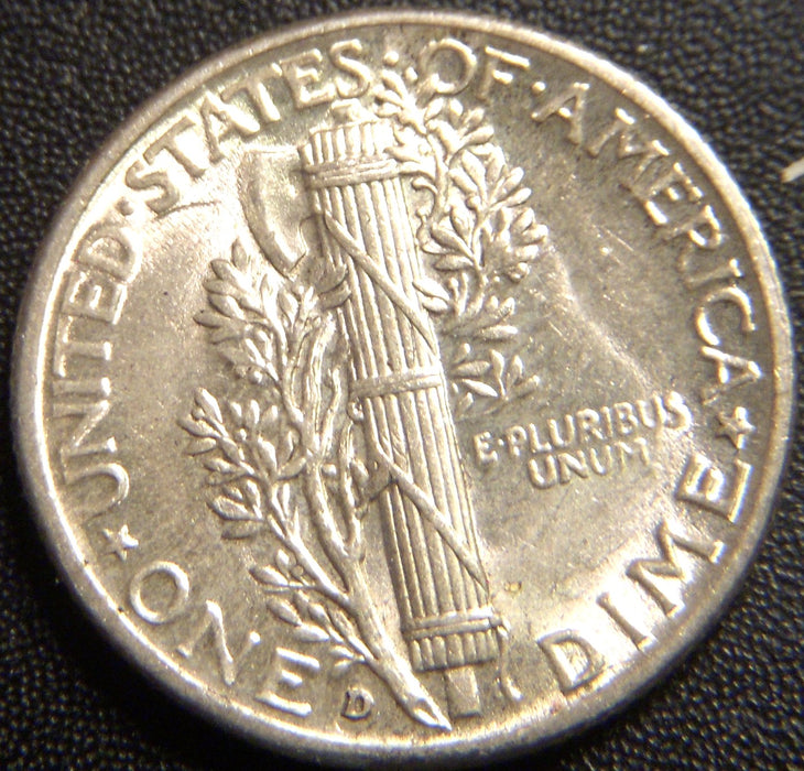 1939-D Mercury Dime - Uncirculated