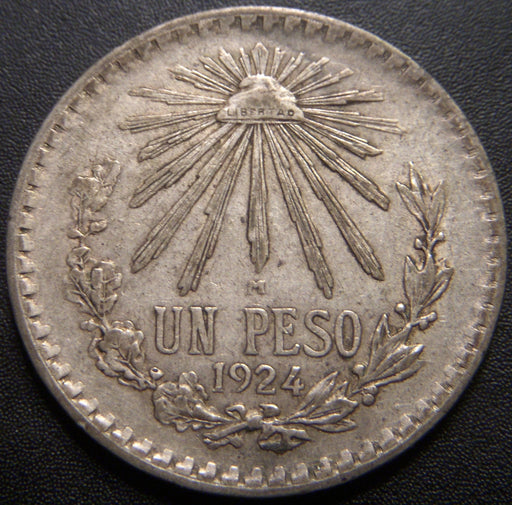 1924 Un Peso - Mexico