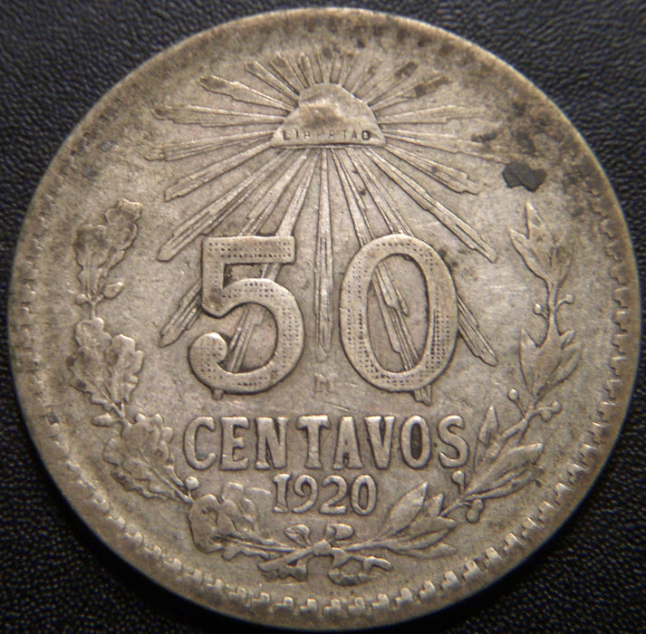 1920 50 Centavos - Mexico