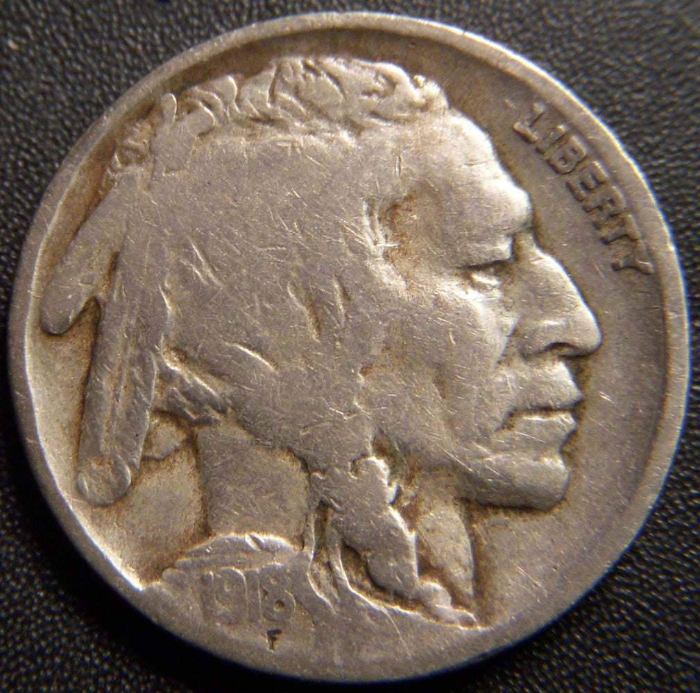 1918-S Buffalo Nickel - Good