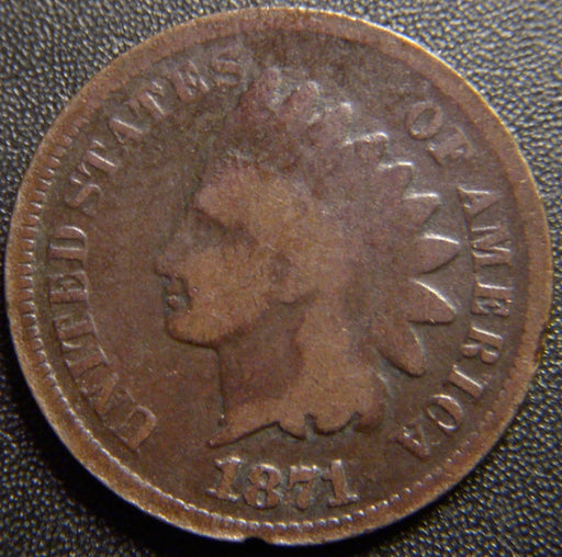 1871 Indian Head Cent - Good