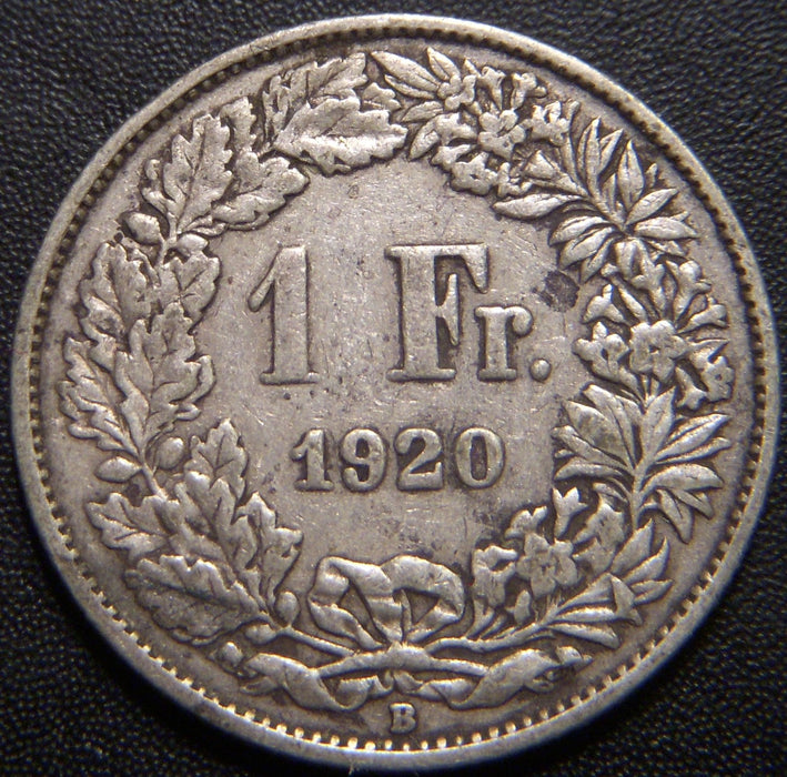 1920B Franc - Switzerland