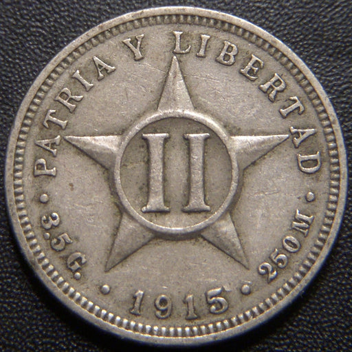 1915 2 Centavos - Cuba
