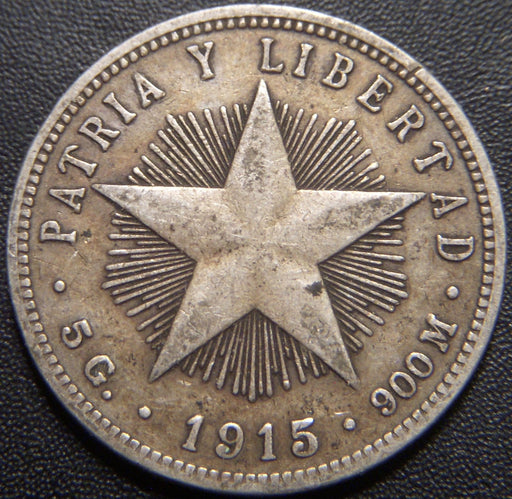 1915 20 Centavos - Cuba