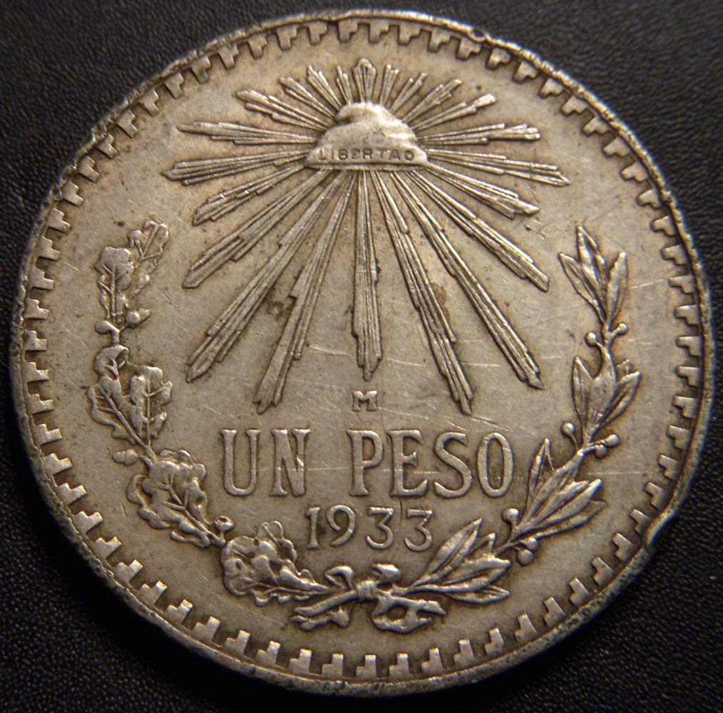 1933 Peso - Mexico