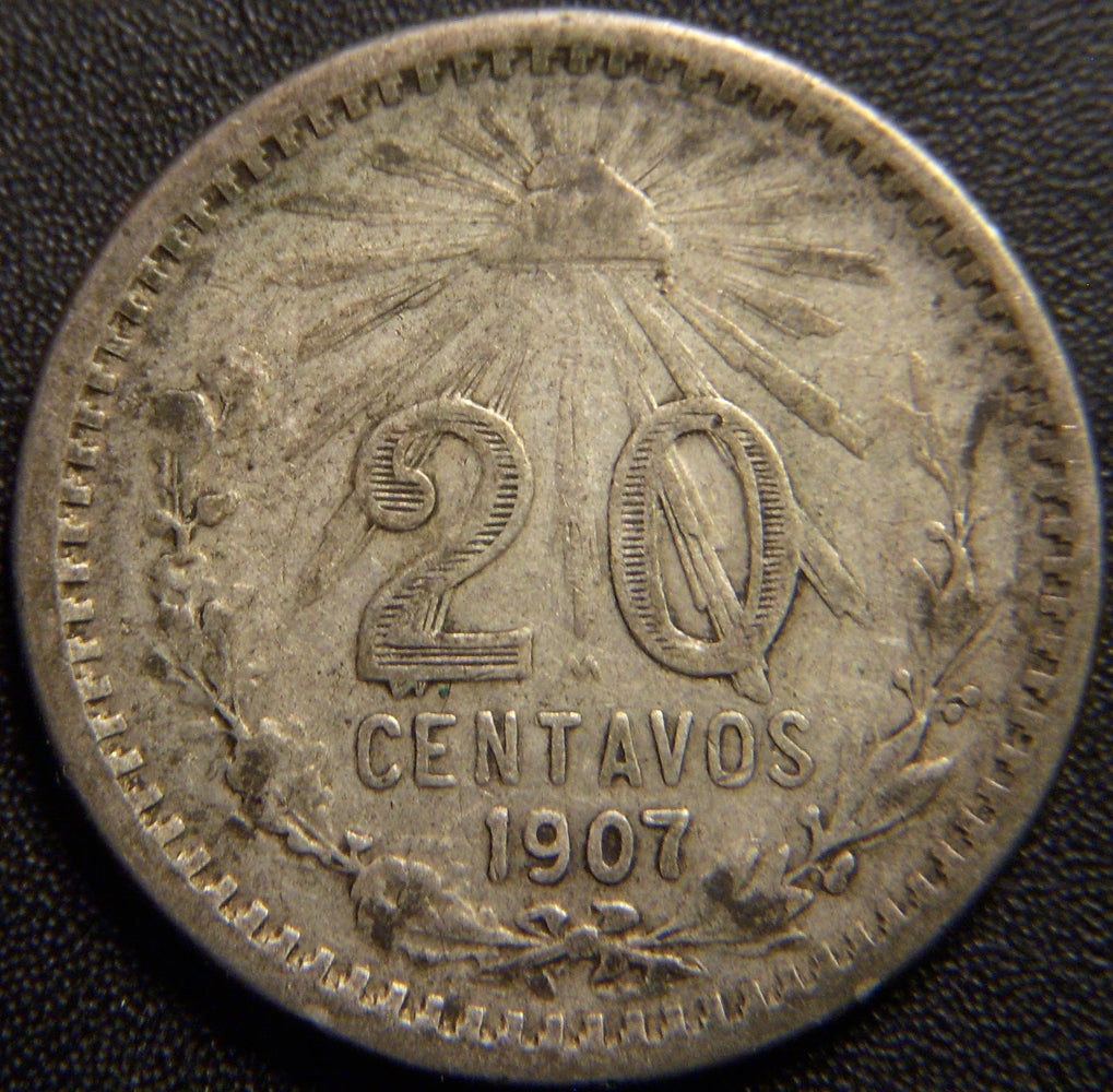 1907 20 Centavos - Mexico