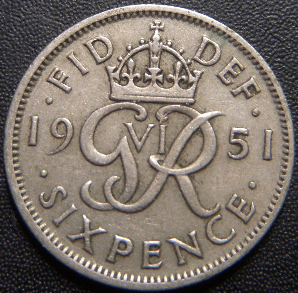 1951 6 Pence - Great Britain
