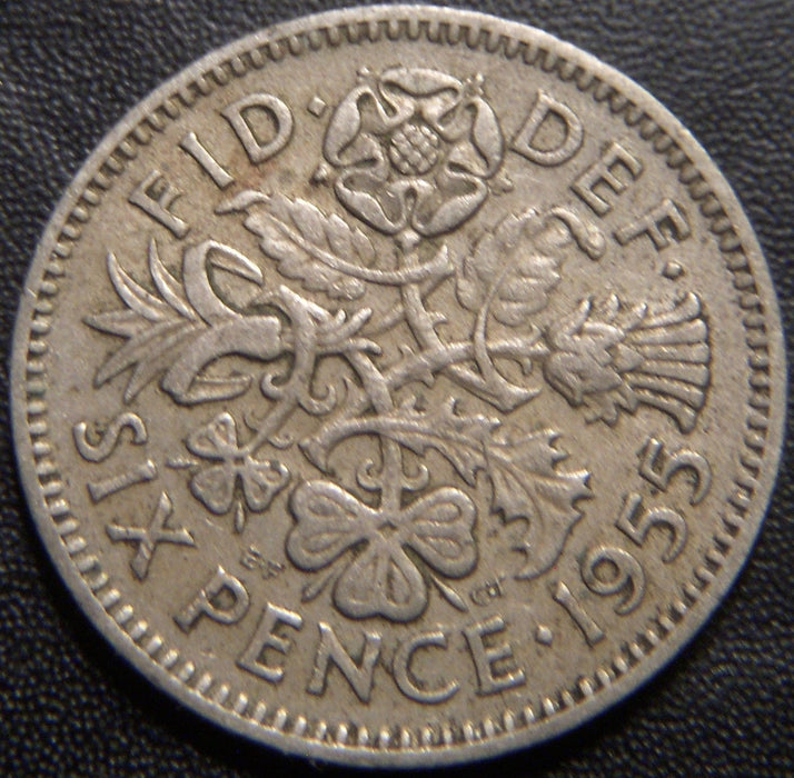 1955 6 Pence - Great Britain