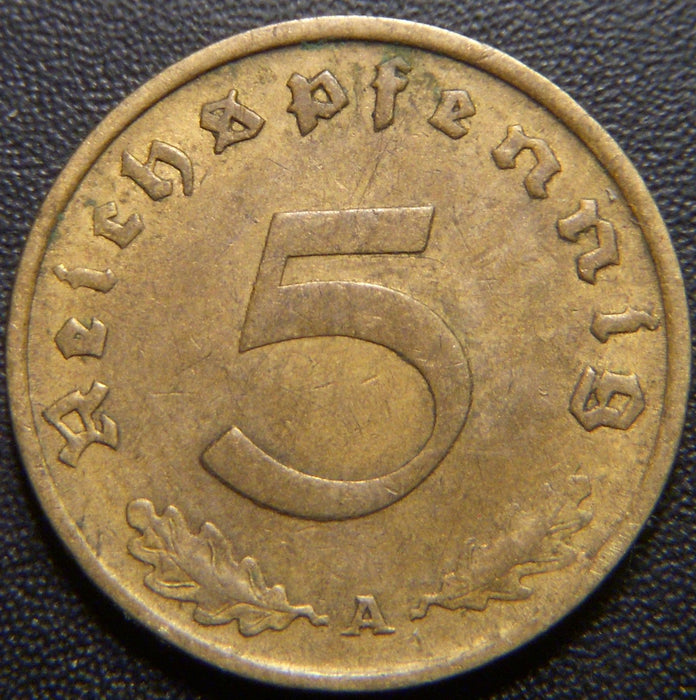 1937A 5 Reichspfennig - Germany