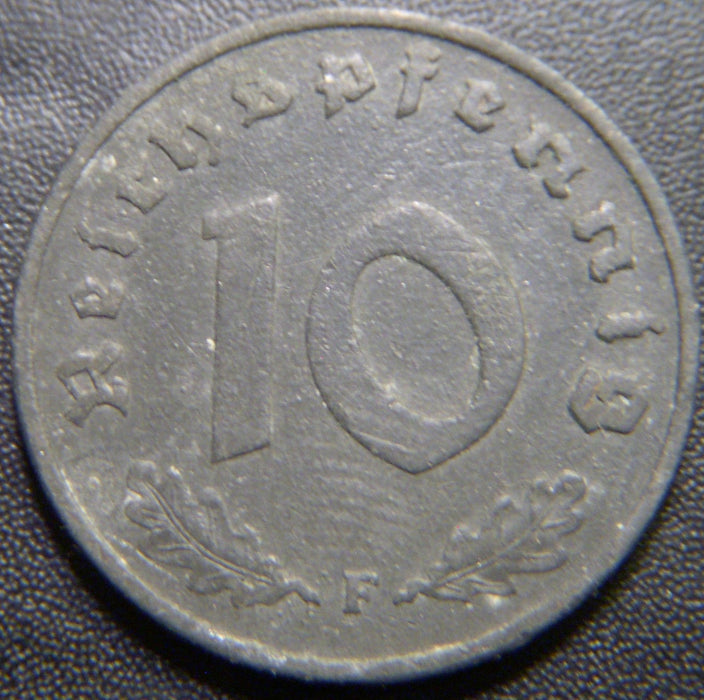 1942F 10 Reichspfennig - Germany