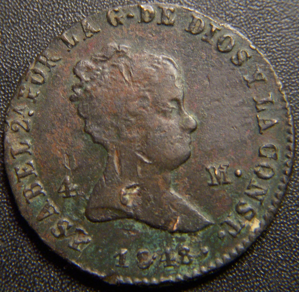 1848 4 Maravedis - Spain