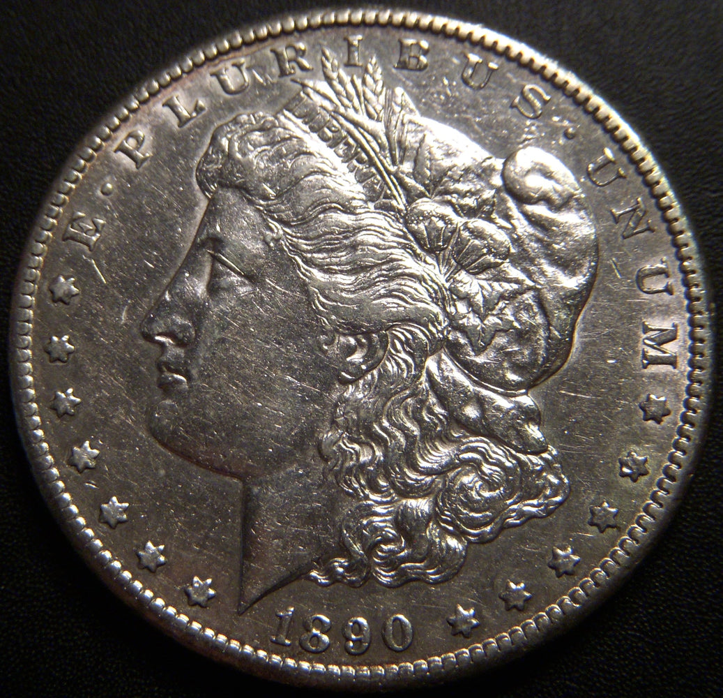 1890-CC Morgan Dollar - AU