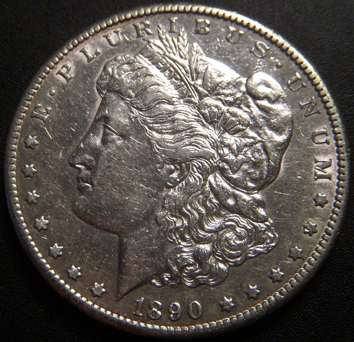 1890-CC Morgan Dollar - AU