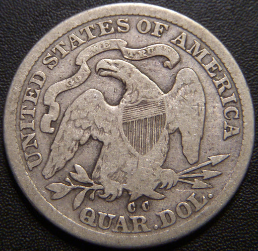 1877-CC Seated Quarter - Fine