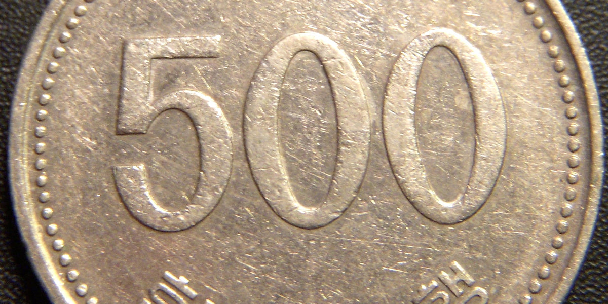 1984 500 Won - Korea South — FUBA