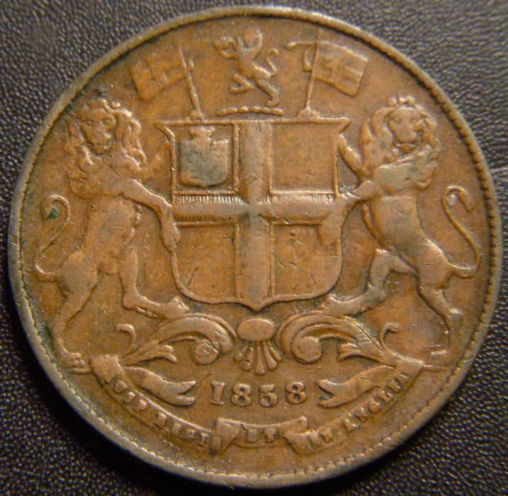 1858 1/4 Anna - East India Company