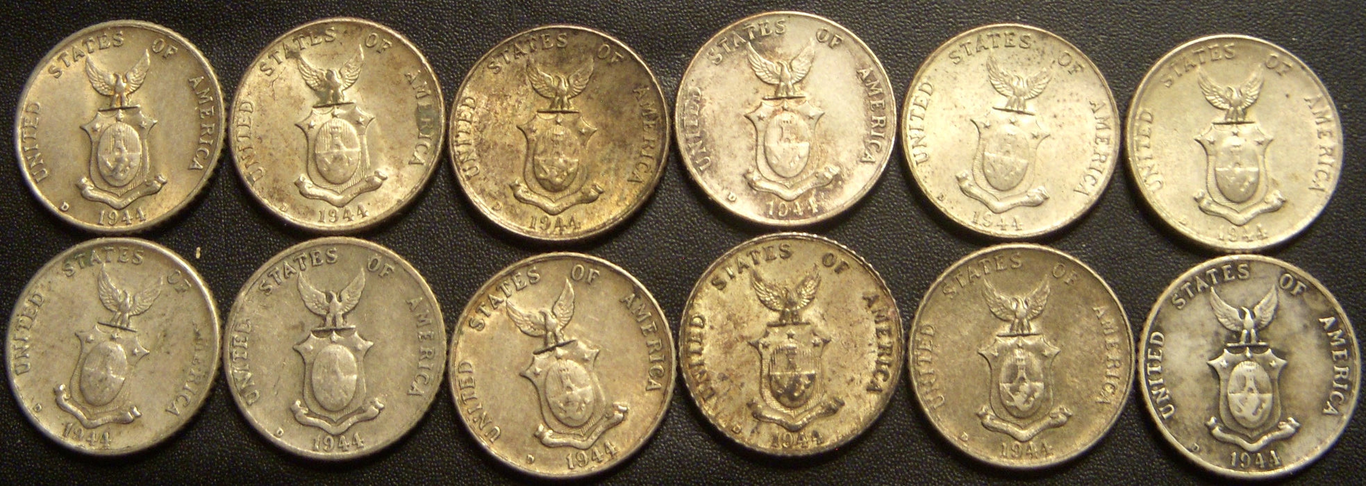 1944-D Ten Centavos - Philippines