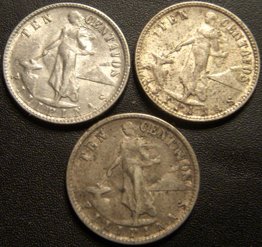 1945-D Ten Centavos - Philippines